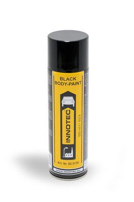 Black Body Paint Spray Can Matte Black Innotec 500ml 74401308