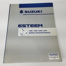 98-01 Suzuki Esteem Factory Original Electrical Wiring Diagrams Manual