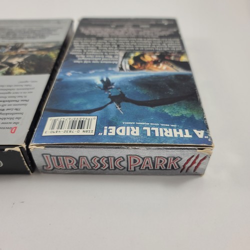 Vintage Jurassic Park VHS Collection The Lost World Jurassic Park 3 VHS tape Lot - Picture 10 of 12