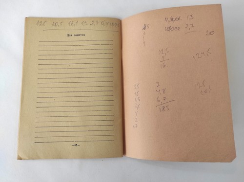 Unused Soviet group activity organizer notepad 1977 - Picture 10 of 11