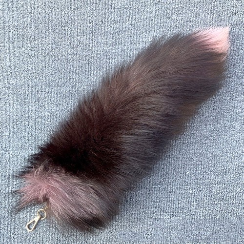 24/40cm Faux Fox Fur Tail Keychain Purse Bag Charm Furry Pendant Cosplay Toys - Picture 12 of 37