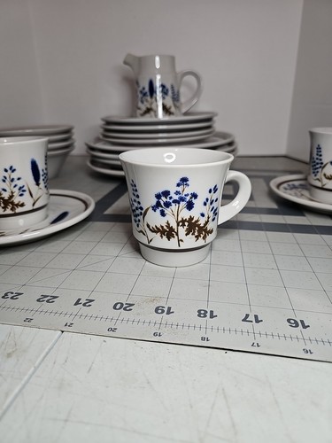 NORITAKE STONEWARE PRIMASTONE "WINSOME" B957 Complete Set! Super Rare - Picture 4 of 9