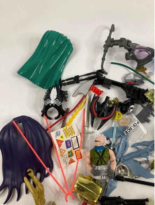 Lote de accesorios para figuras de acción - Toy Biz - Kenner - X-Men - Marvel - De colección - DC Foto 4 de 4