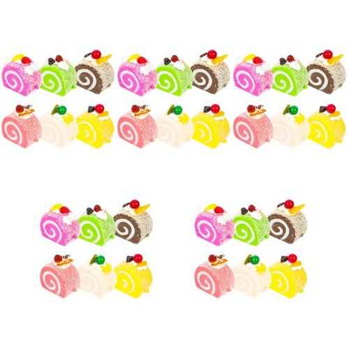 6Pcs Decorations Birthday Party Lifelike Cake Models Shop Bakery Home Decor - 第 5/12 張圖片
