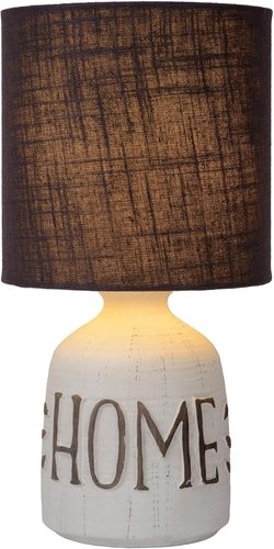 Cosby Lampada Da Tavolo, Ceramica, Marrone, Ø 16,5 Cm, E14, Max 40 Watts - Foto 9 di 12