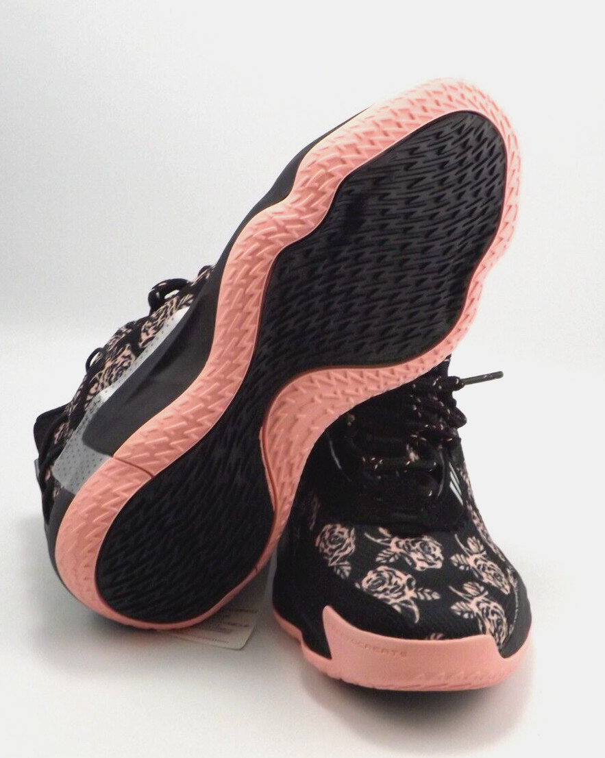 Adidas Dame 7 J Rose City  FZ5453 Size 6 Kids Black Glow Pink Basketball Shoes thumbnail 8