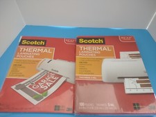 3M Scotch Thermal Laminating Pouches 8½" x 11" 120 Pouches TP5854 & TP3854  (w)
