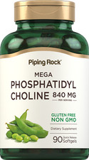 Phosphatidyl Choline 840mg  90 Softgels  Non-GMO  by Piping Rock