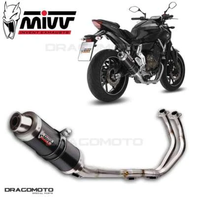 Ligne complet YAMAHA MT-07 2018 2019 MIVV Gp Noir Haut - Photo 1/4