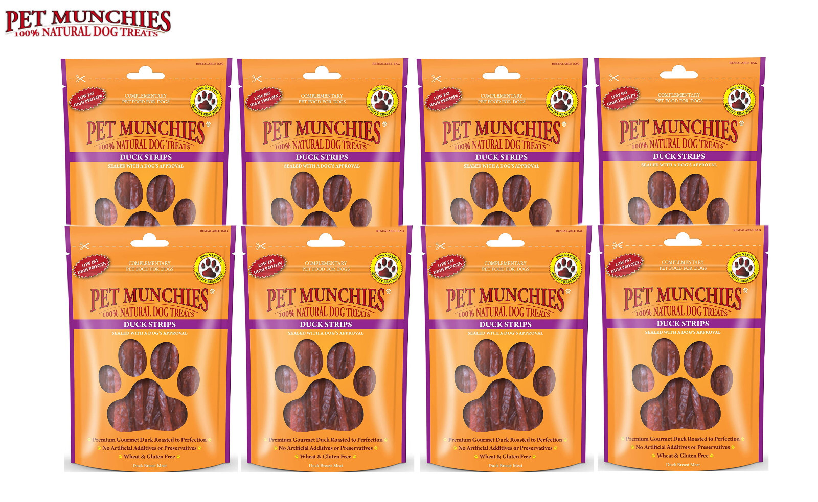 Pet Munchies Duck Strips Treats for Dogs - Pack Size : 90g - Image 5