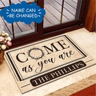 Crown Of Thorns Personalized Doormat Christian