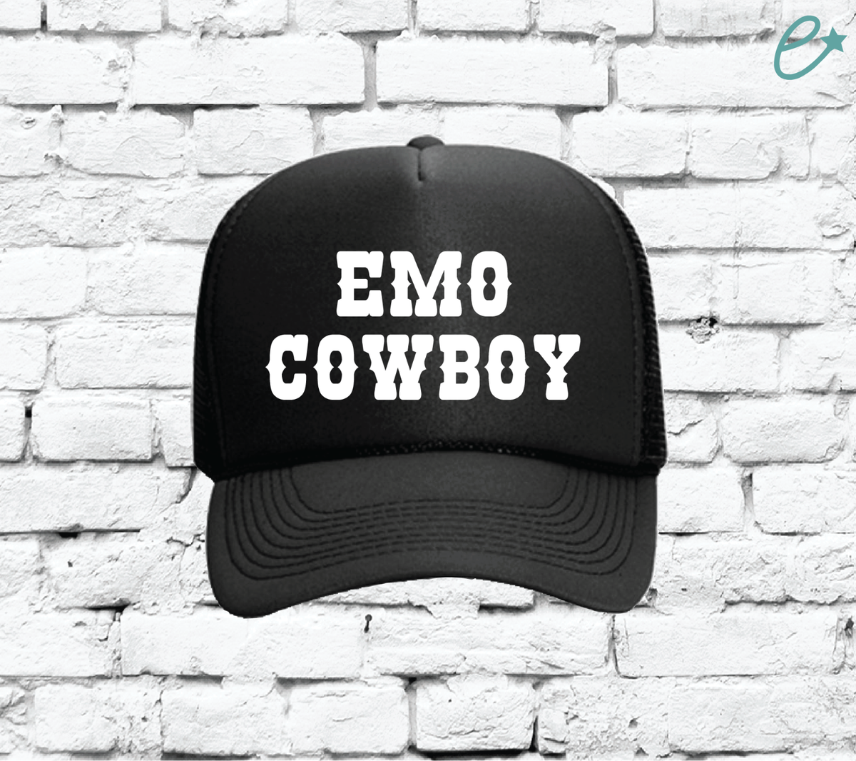 Emo Cowboy Trucker Hat Mesh Foam Cap Snapback | eBay