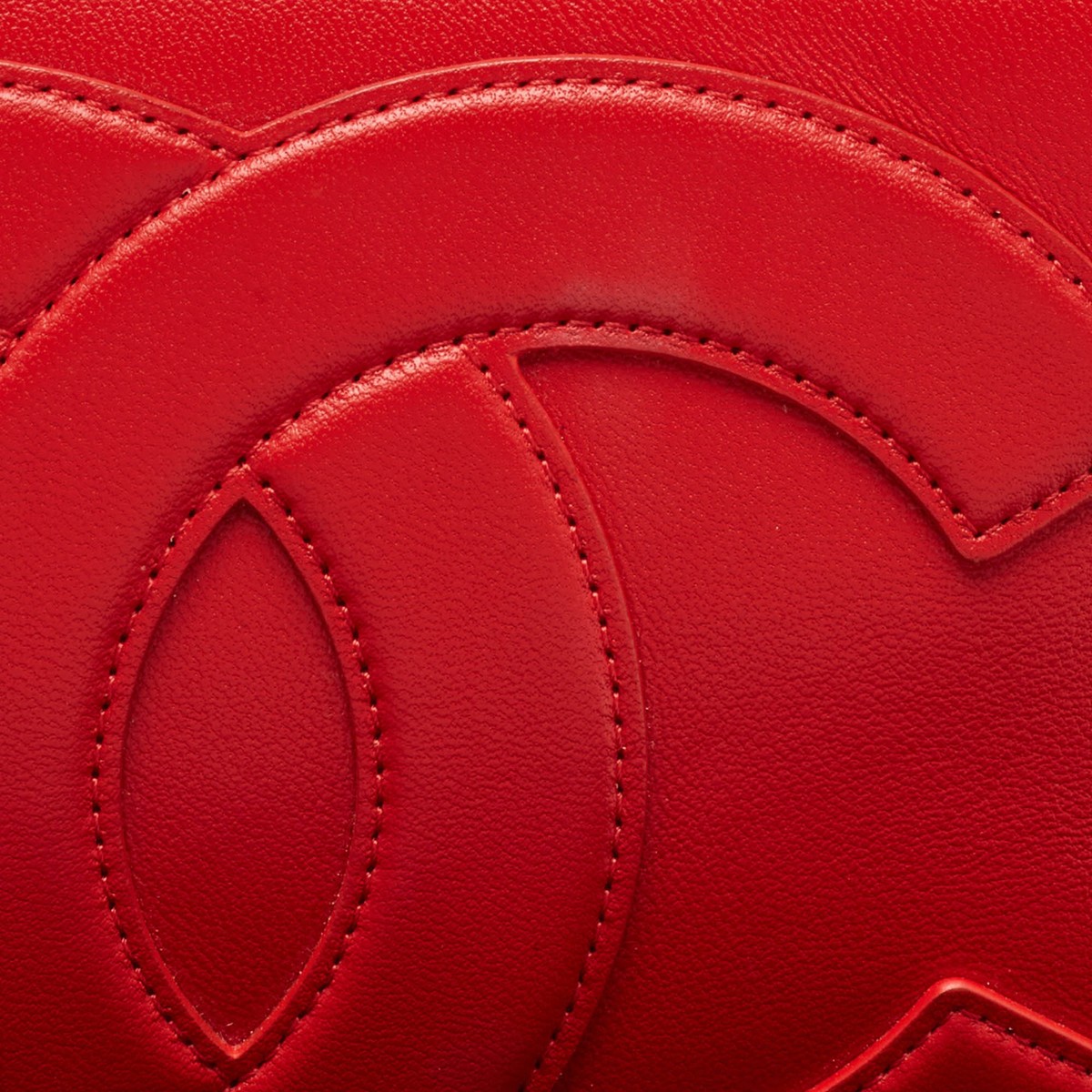 Chanel Red Leather CC Mania Waist Bag | eBay Chanel Red Leather CC Mania Waist Bag | eBay