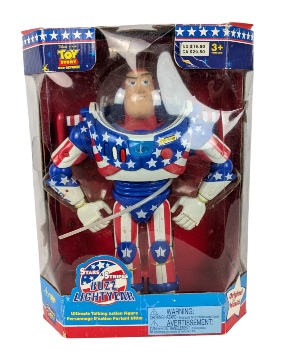 Toy Story Disney Pixar Stars & Stripes Buzz Lightyear Thinkway