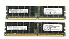 SAMSUNG x2 2GB 2Rx4 PC2-3200R-333-12-J3 M393T5750CZ3-CCCQ0 SERVER MEMORY RAM SET