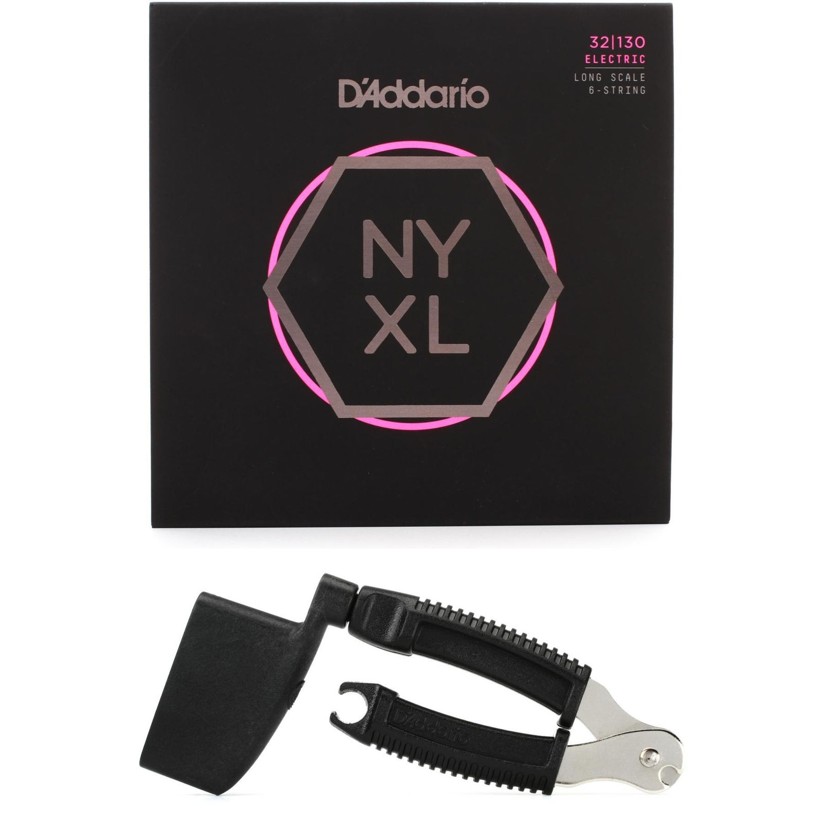 Струны для бас-гитары DAddario NYXL32130 с никелевой обмоткой - .032-.130 Обычные светлые