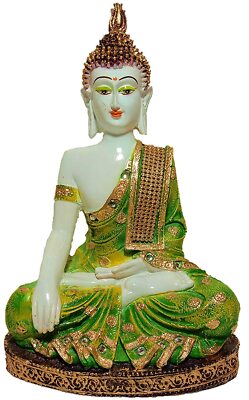 Sitzender Buddha Lord Budh Gott Idol Statue Figurine Geschenk Dekorationsstück