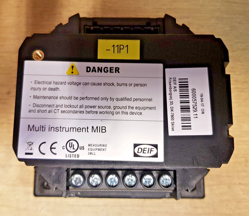 DEIF Multi Instrument MIB 7020 Mikroprozessor 230V - Bild 4 von 12