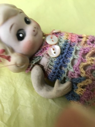 Vintage Bisque Porcelain Kewpie Doll Made in Japan and Germany - Picture 8 of 9