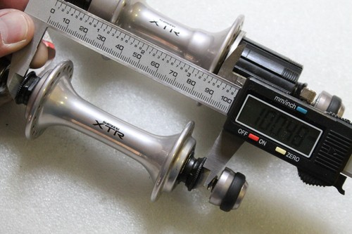 NOS Ensemble Couple Moyeu Vtt Shimano XTR M900 FH-M900 HB-M900 36 Œillet Quick R - Picture 9 of 10