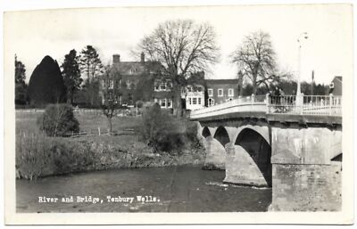 River and Bridge Tenbury Wells Echtfoto unbenutzt - Landschaftsansicht Verlag
