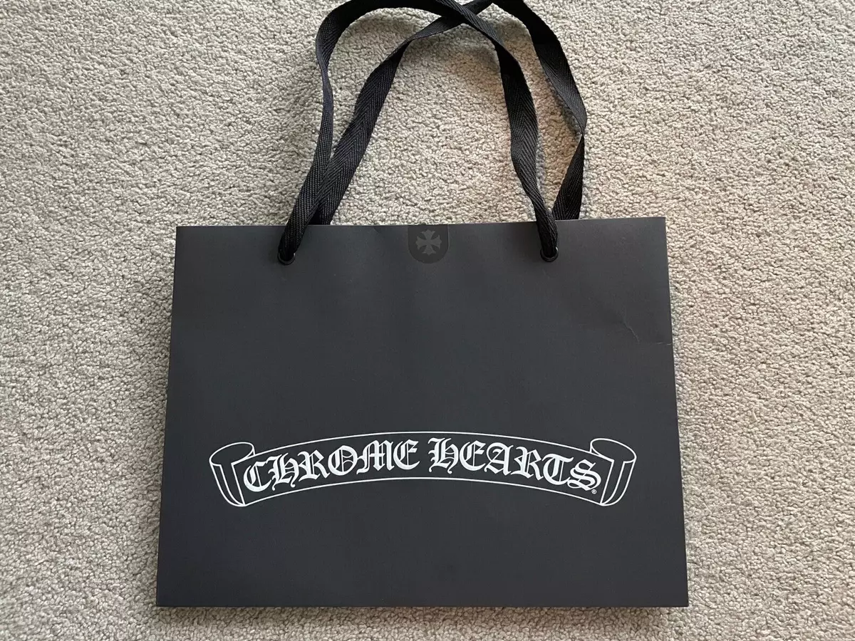 Brand New Authentic Chrome Hearts Shopping Bag Gift Bag Luxury Packaging