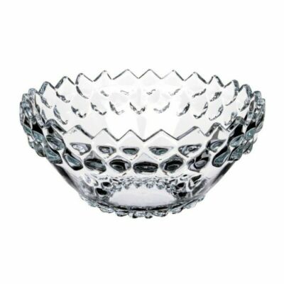 24cm Glas Obstschale Groß Klein Dessert Snack Teller Salat Servierdisplay