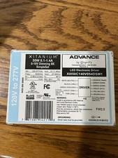 ADVANCE XI050C140V054DSM1 XITANIUM 0-10V DIMMABLE LED DRIVER 27-54V 50W 120-277V