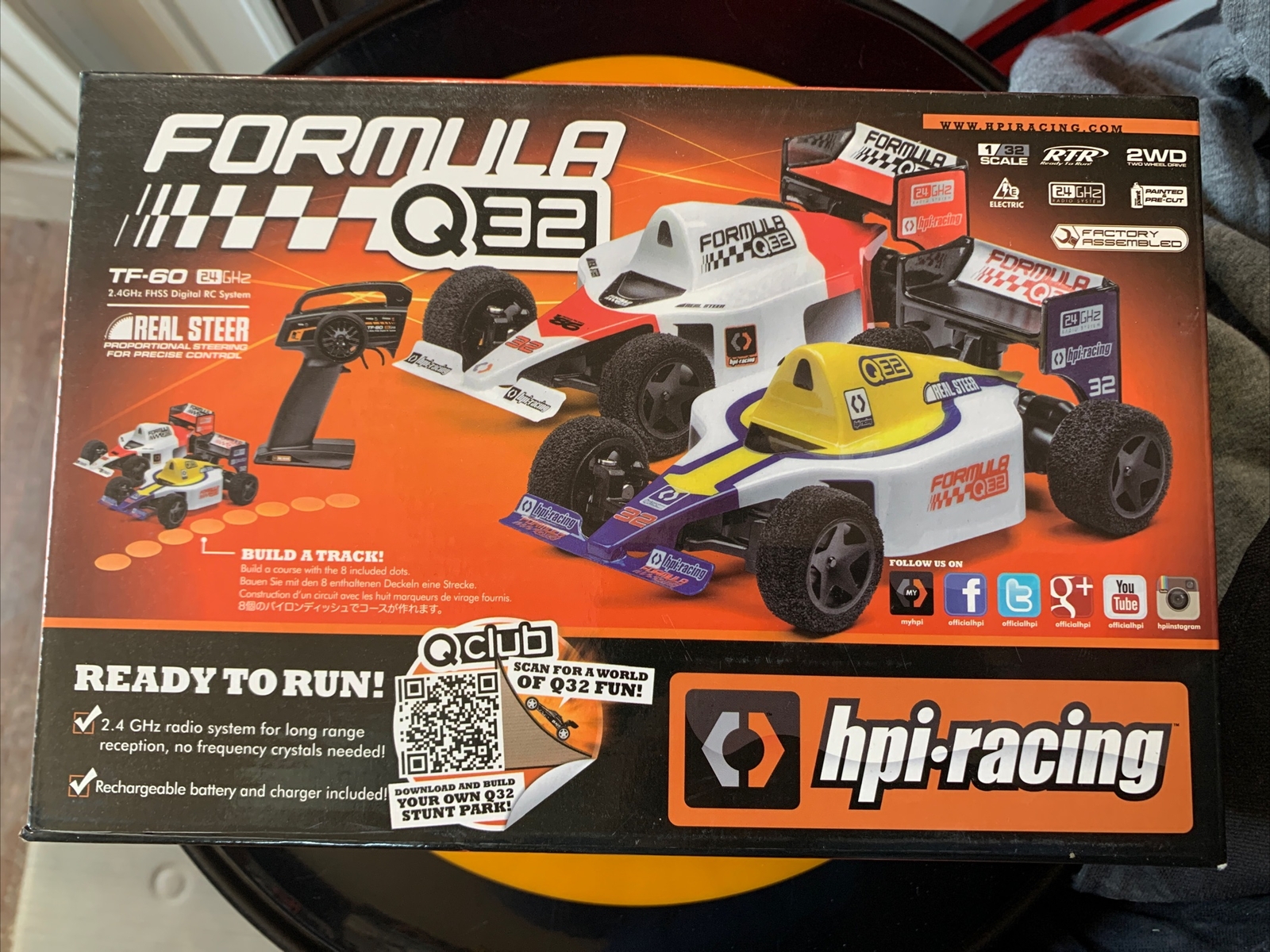 HPI Formula 1 Q32 1/32 RTR 2WD Electric Micro F1 Car (Red) w/2.4GHz Radio