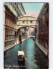 Postcard The Bridge of Sighs Ponte dei Sospiri Venice Italy