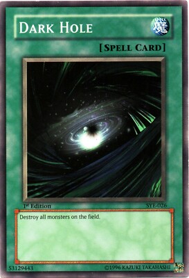 SYE-026 Dark Hole 1 Edit. aus Yugi Evolution