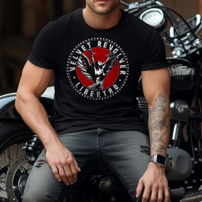Velvet Revolver Libertad Hard Rock Band T-Shirt Black S-3XL | eBay