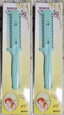 Dorco Tinkle Hair Cutter Razor Comb Green - Pack of 2