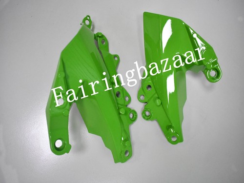 Kit de carenado de carrocería de inyección ABS 2009 2010 2011 2012 ZX6R verde negro negro negro - Imagen 6 de 8