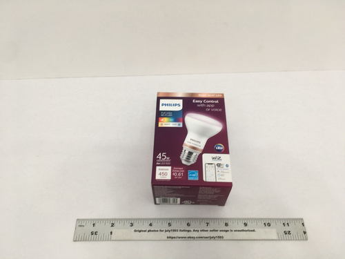 Smart R20 Bulb NEW Philips Wiz Connected Smart WiFi Full Color 45W R20 LED Bulb 2200K ...