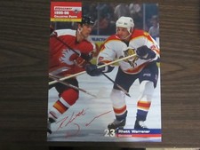 Rhett Warrener Unsigned 8x10 Stadium Giveaway 1995-96 Florida Panthers #27 / #40