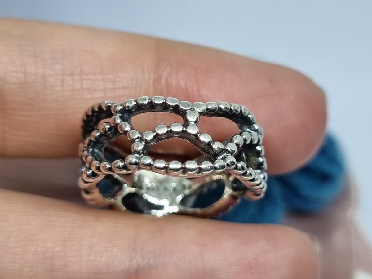 Genuine Pandora Mi Amor Black Onyx Heart Ring size 56 💕Rare Genuine Pandora Mi Amor Black Onyx Heart Ring size 56 💕Rare