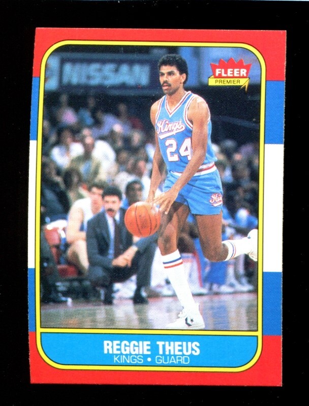 1986 Fleer #108 Reggie Theus Set Break