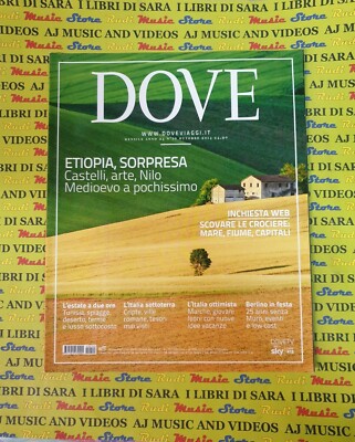 rivista DOVE anno 24 n°10 ottobre 2014 CARTIER, TUDOR, ETIOPIA, BERLINO (AM)