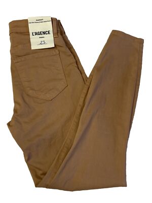 NWOT L agence Womens Size 23 Margot High Rise Skinny In Terracota MSRP $256