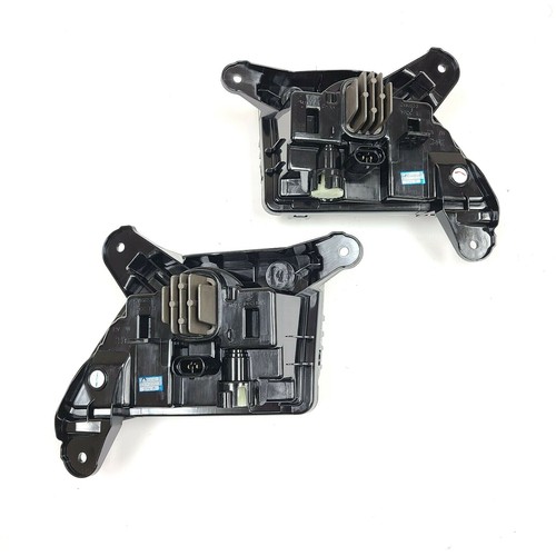 LED Fog Driving Lights For 2019-2022 Silverado 1500 2500 3500 Set Wire Switch - Picture 3 of 11
