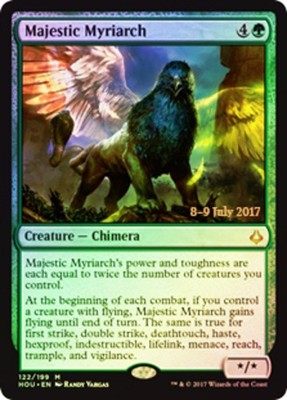 4x MTG Majestic Myriarch - Foil - Prerelease Promo, Light Play, English Promo: P