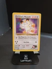 Giovanni's Meowth 74/132 Gym Challenge Regular 90s Vintage Classic Pokemon Card