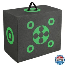 VEVOR Archery Target Block 16x18 All-Side Outdoor Bow Portable 6.8lbs XPE Foam
