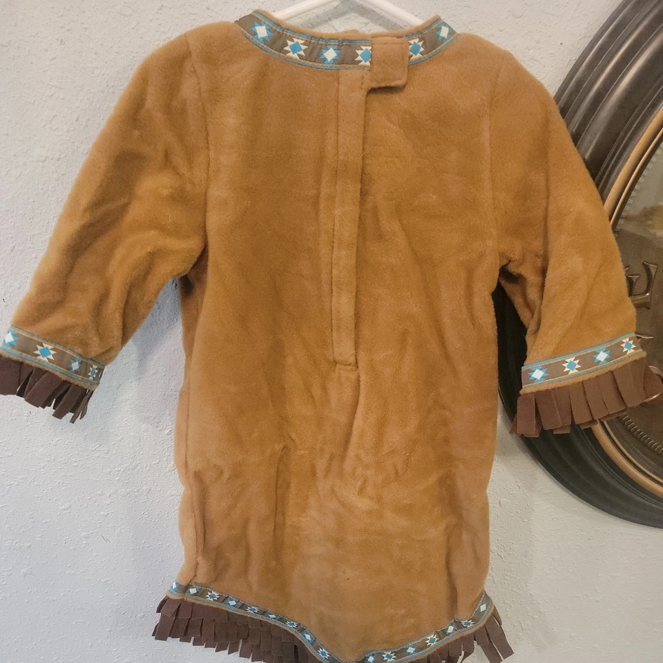 Disfraz Indio Nativo Americano Niñas 4T Old Navy 2006 Foto 2 de 4