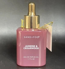 JASMINE & CEDARWOOD ~ Sand + Fog  Eau de Parfum Oil Dropper 1.7 oz/ 50 ml NWOB