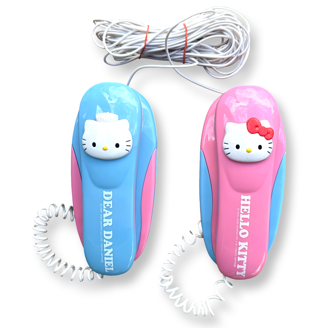 Sanrio 2002 Hello Kitty & Dear Daniel Phone Set – Tested & Working