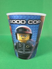 The Lego Movie Lenticular 3-D Cup McDonald's Happy Meal Good Cop Bad Cop C 3