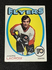 ANDRE LACROIX #33 1971-72 Topps Hockey Free Comb Ship