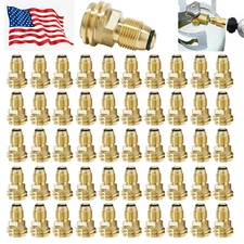 50 PACK Propane Tank Adapter Connector Converts POL LP Tank Valve to QCC1/Type1